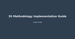 5S methodology implementation guide